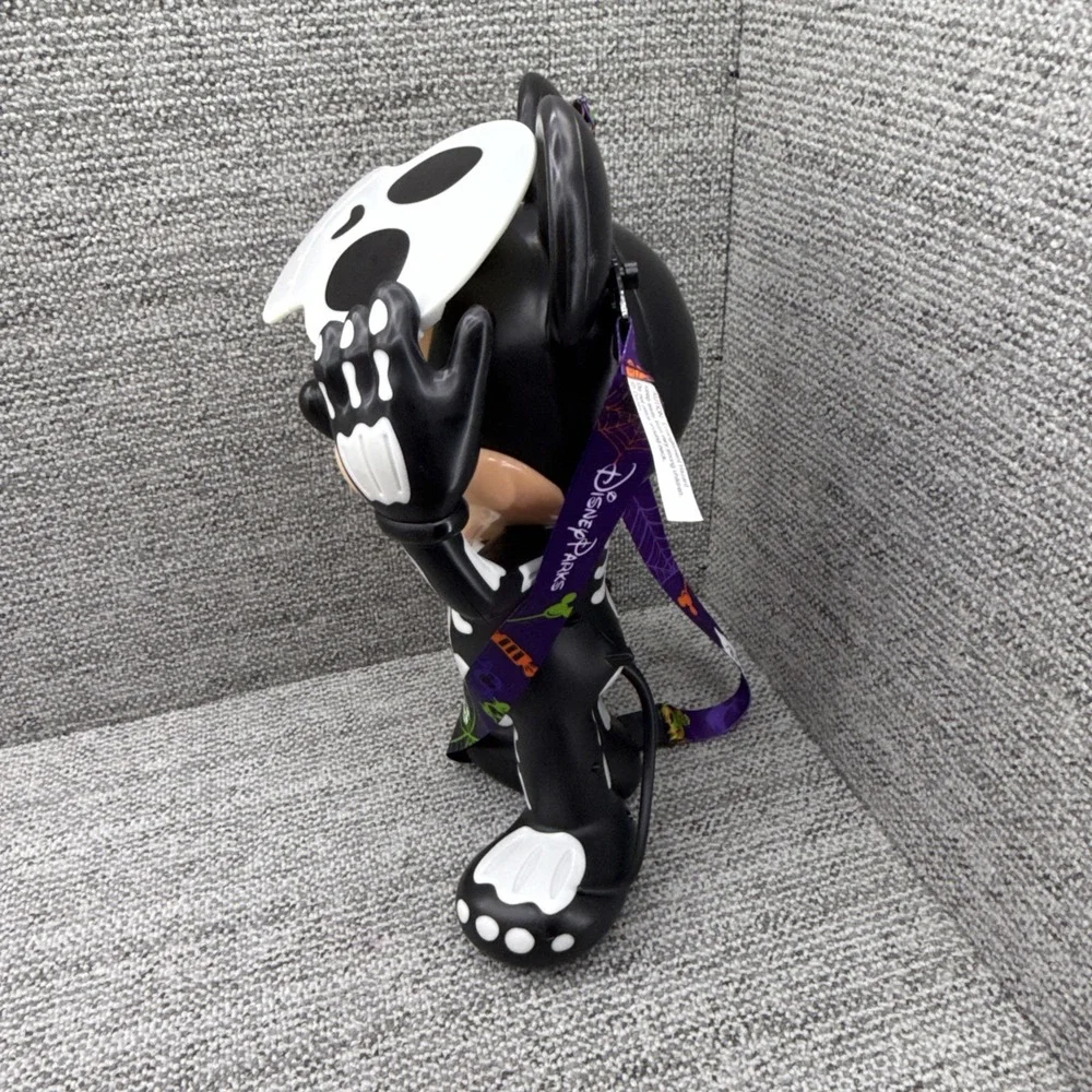 Disney Parks Halloween Popcorn Bucket Skeleton Mickey Mouse Glow In The Dark 15